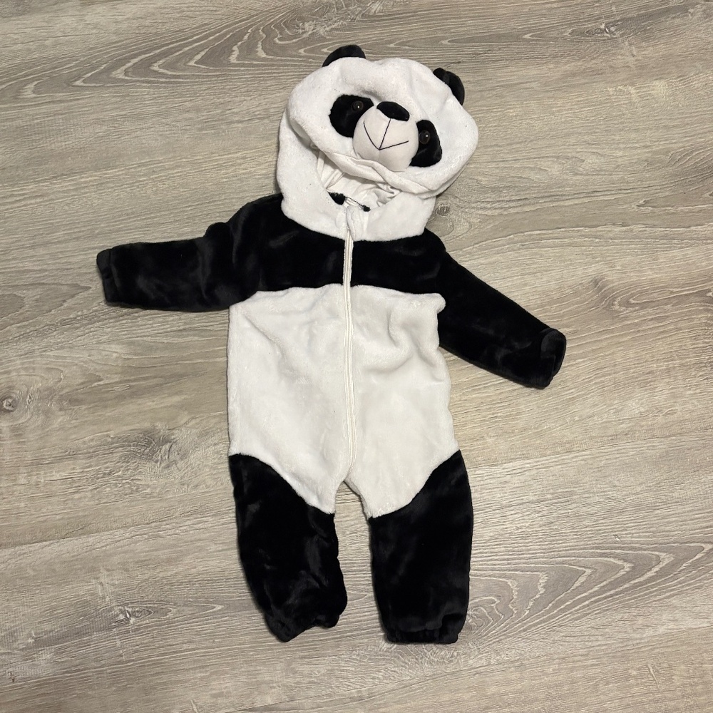 Panda costume for baby 0-3 months